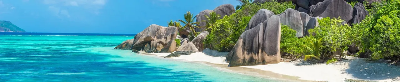 traumstrand auf den seychellen