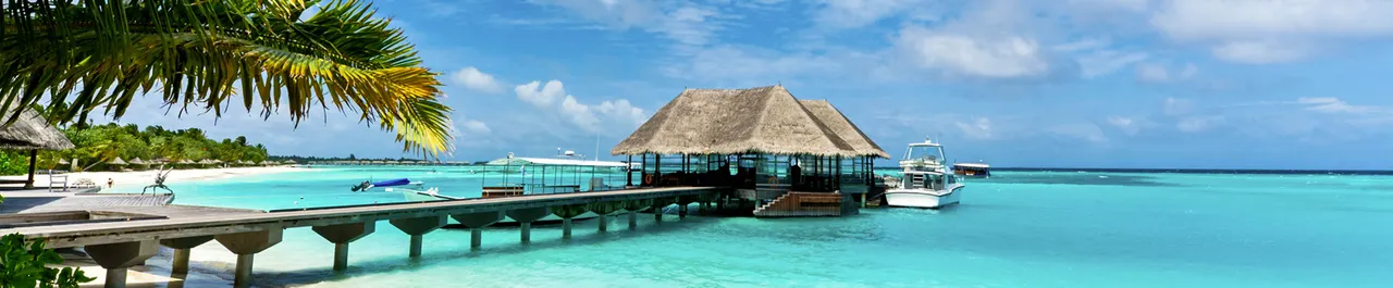 malediven insel mit sandstrand